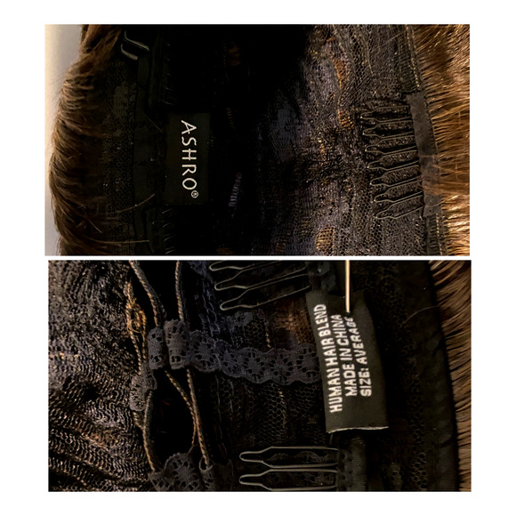 Human Hair Blend Wig Dk Brown Copper Frost Layered Pixie for Women A835W5 - Picture 5 of 9